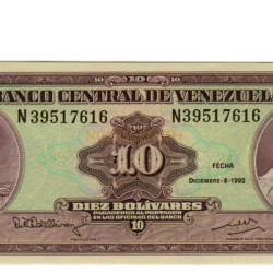 10 Bolivares - Venezuela 1992