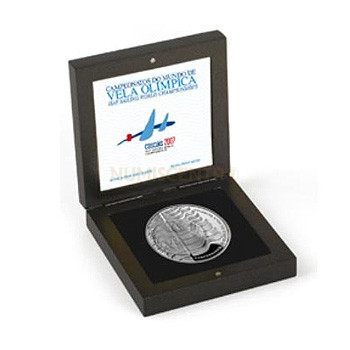 Moeda 10€ Campeonato do Mundo Vela Olímpica 2007 Prata Proof