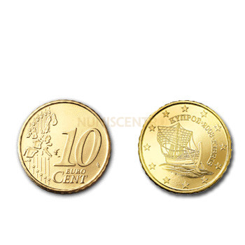 10 Centimos - Chipre 2008