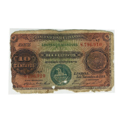 10 Centavos - Moçambique 1914 BC-