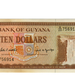 10 Dollars - Guiana 1992