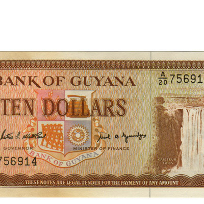 10 Dollars - Guiana 1992