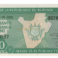 10 Francos - Burundi 2003