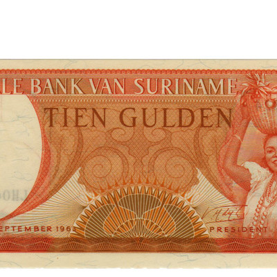 10 Gulden - Suriname 1963