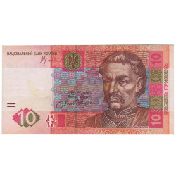 10 Hryven - Ucrania 2005 Nova