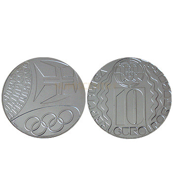 Moeda 10€ Jogos Olímpicos de Atenas 2004 Prata