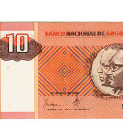 10 Kuanzas - Angola 1999 Nova