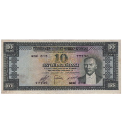 10 Liras - Turquia 1930