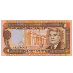 10 Manat - Turkemenistao 1993