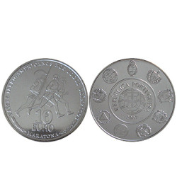 Moeda 10€ A Maratona viI Série Ibero Americana 2007 Prata