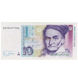 10 Mark - Alemanha 1989