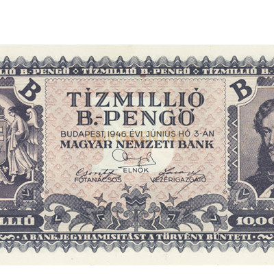 10 Millio Pengo - B Hungria 1946