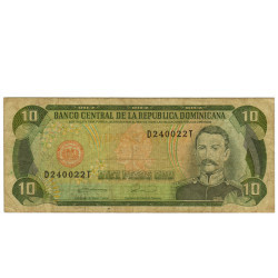 10 Pesos - Republica Dominicana 1996 BC+