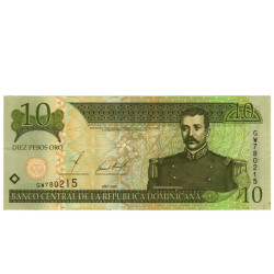 10 Pesos - Republica Dominicana 2002 Nova