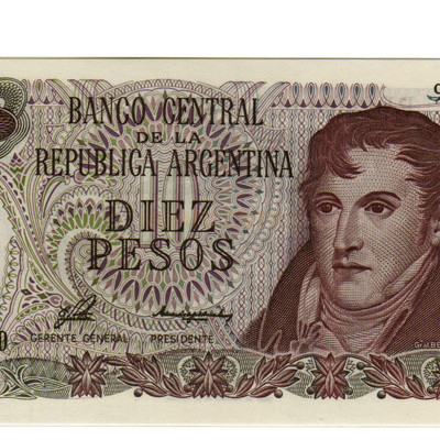 10 Pesos - Argentina 1976