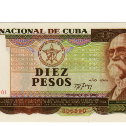 10 Pesos - Cuba 1991