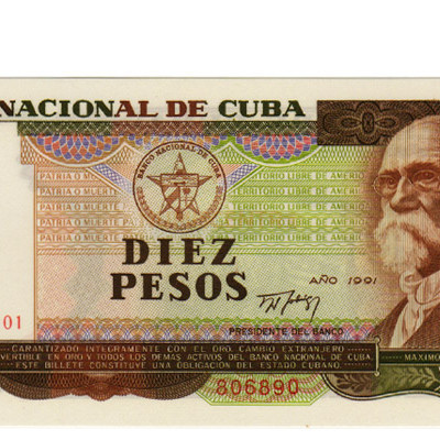 10 Pesos - Cuba 1991