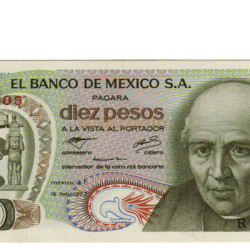10 Pesos - Mexico 1977
