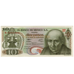 10 Pesos - Mexico 1977