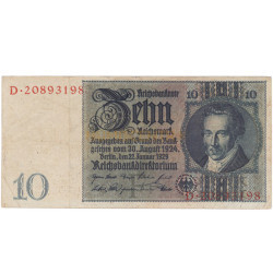10 Mark - Alemanha 1929
