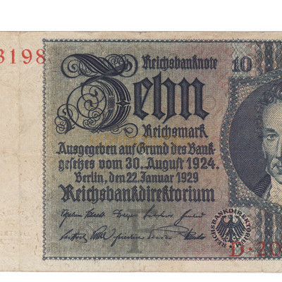 10 Mark - Alemanha 1929