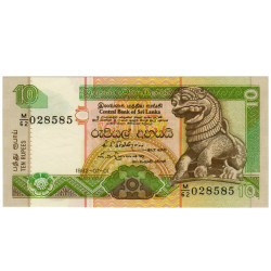 10 Rupees - Sirilanka 1992