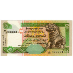 10 Rupees - Sirilanka 2004