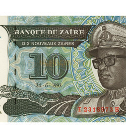 10 Novos Zaires - Zaire 1993