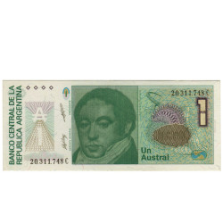 1 Austral - Argentina 1985