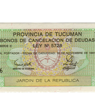 1 Austral - Argentina 1991