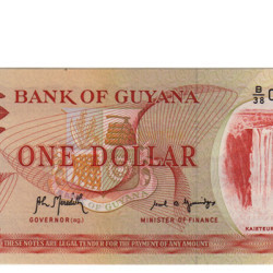 1 Dollar - Guiana 1989
