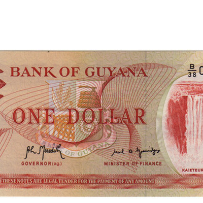 1 Dollar - Guiana 1989