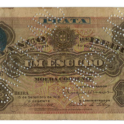 1 Escudo - Moçambique 1919 BC