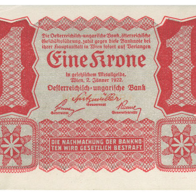 1 Krone - Austria 1922