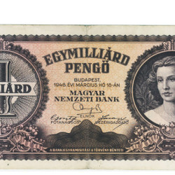 1 Milliard Pengo - Hungria 1946