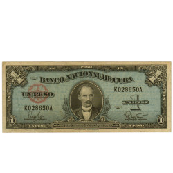 1 Peso - Cuba 1960