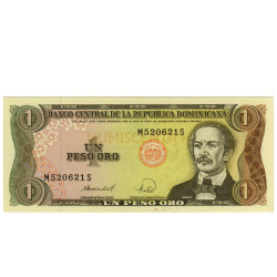 1 Peso Oro - Republica Dominicana 1988 Nova