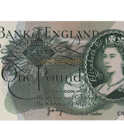1 Pound Inglaterra 1960-77