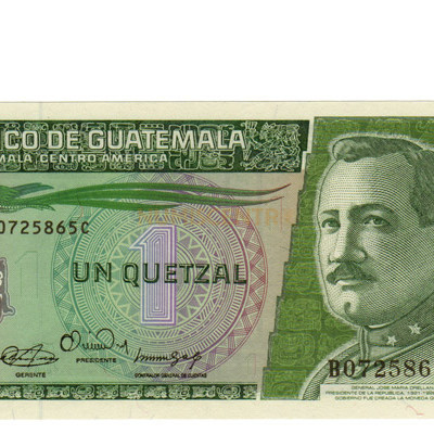 1 Quetzal - Guatemala 1990