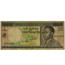 1 Zaire - Congo 1970 MBC-