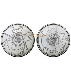Moeda 2,5€ Comemorativa Sitio Arqueológico Vale Coa 2010 Cuproníquel