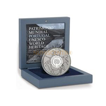 Moeda 2,5€ Comemorativa Sitio Arqueológico Vale Coa 2010 Prata Proof