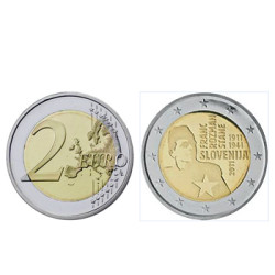 2 Euros Franc Rozman Eslovénia 2011