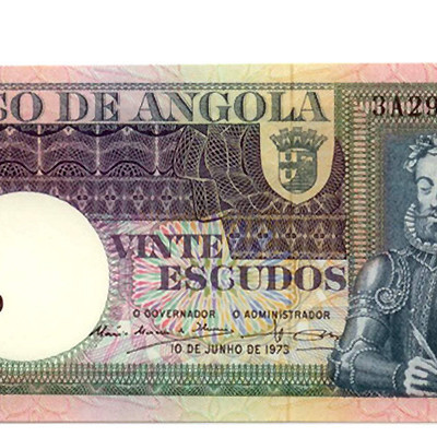 20 Escudos - Angola 1973 NOVA