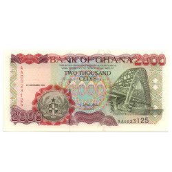 2000 Cedis - Gana 1996 NOVA