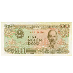 2000 Dong - vietnam do Norte 1988