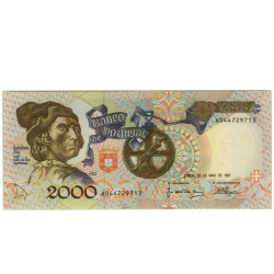 2000 Escudos - Portugal 1991-93 Bela
