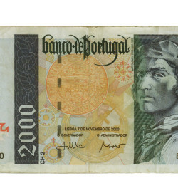 2000 Escudos - Portugal 1995-00 Bela