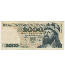 2000 Zloty - Polonia 1982