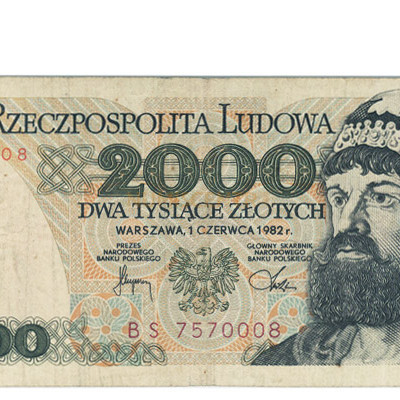 2000 Zloty - Polonia 1982
